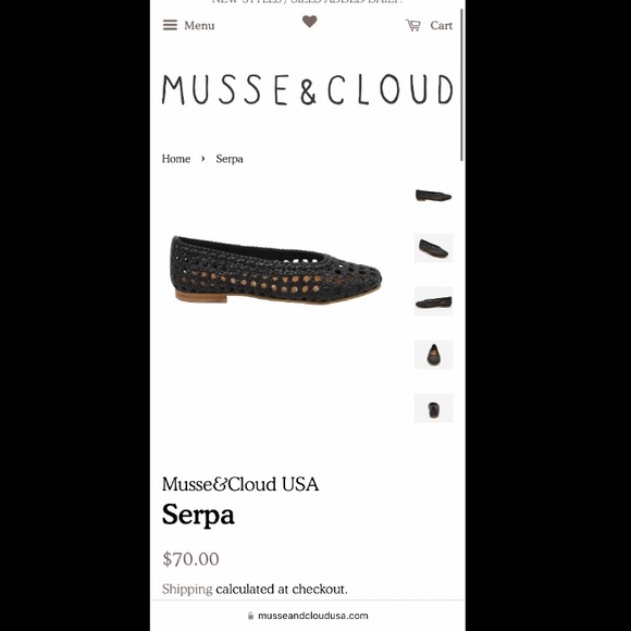 Musse & Cloud Brand New size 39 Women’s Size 8.5 Woven Brown Serpa Sandal Flats - Picture 6 of 6